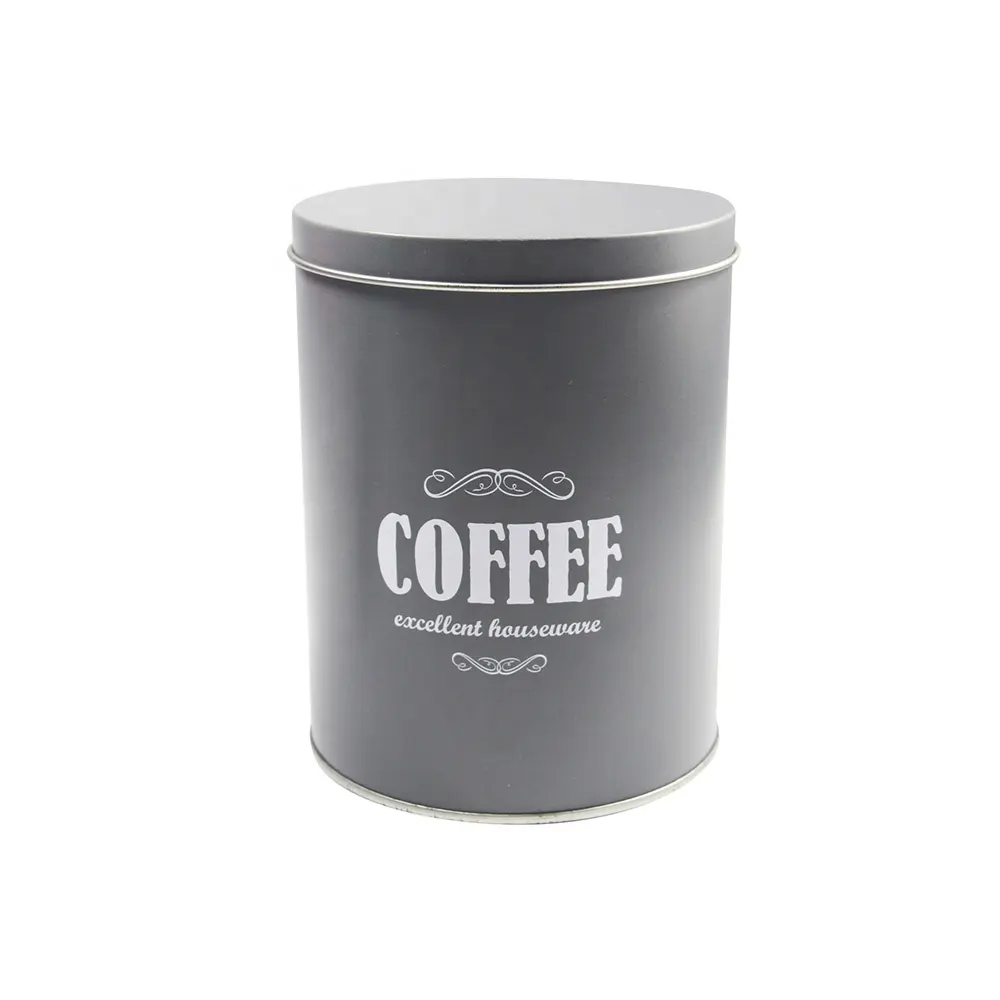 Supplier Eco -Friendly Big Cylinder Tea Tin Container Tea In Tin Cans,Loose Tea Tin Canister