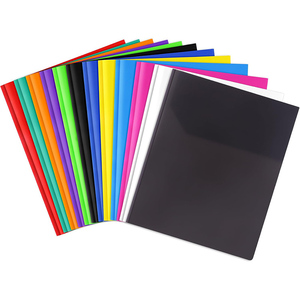 Thư mục nhựa 2 túi với 3 ốc vít nhọn kim loại, Kích thước chữ <span class=keywords><strong>A4</strong></span>, được sử dụng cho đồ dùng văn phòng tại nhà. - Product Image 1