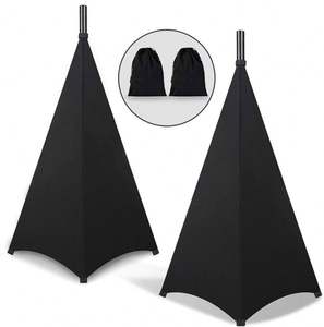 Muestra gratis altavoz soporte cubierta DJ bolsa con 360 grados cubierta altavoz trípode Scrim cubierta altavoz iluminación con bolsa de viaje gratis - Product Image 1