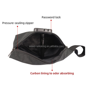 Sợi Carbon Che Giấu Satchel Mùi Túi Bằng Chứng Du Lịch An Toàn Storagesmell Bằng Chứng Túi Carbon Với Mã Khóa - Product Image 4