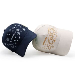 Casquettes de baseball en daim personnalisées à 5 panneaux avec logo imprimé sur le devant et broderie latérale, haute qualité - Product Image 4
