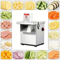 Industriële groente- en fruitsnijmachine met motor 220V, laag geluidsniveau, voor commerciële catering en grote batches verwerking in Henan