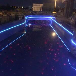एलईडी फाइबर ऑप्टिक स्विमिंग पूल लाइट किट डिय तारालाइट पूल pmma शरीर भूमिगत प्रकाश प्रकाश पूल प्रकाश - Product Image 3