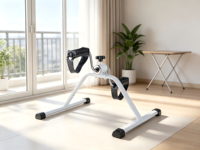 Mini-vélo d'exercice domestique, appareil de fitness léger et durable en plastique et acier, machine de musculation, rééducation des jambes pour personnes âgées
