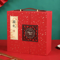 Boîtes rigides de luxe personnalisées pour cadeaux de mariage avec laminage mat, gaufrage, doublure en éponge, poignée et ruban, logo personnalisé, taille sur mesure, recyclables