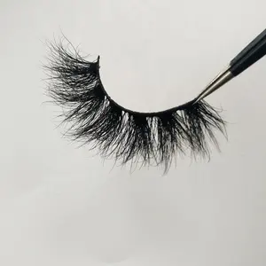 Short Long 10mm to 15mm Mink Fur Lashes Wispy Fluffy 3D 7D False Eyelashes Private Label Wholesale 3D Mink Eyelashes Vendor