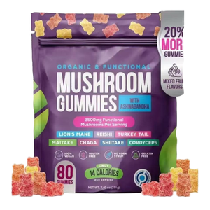 Gomitas de Hongos Potentes de Marca Privada OEM ODM, Mezcla de 7 Hongos para Hombres y Mujeres, Estimulante Cerebral, Refuerzo Inmunológico, Energía - Product Image 1