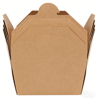 Boîtes à emporter résistantes à l'huile de qualité alimentaire, contenants en papier écologiques pour frites, nuggets de poulet, restauration rapide, emballage personnalisé