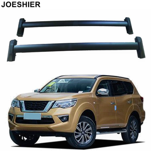แร็คหลังคา JOESHIER รุ่น High-Capacity สีดำ สำหรับรถยนต์นิสสัน เทอร์ร่า ปี 2018 ขึ้นไป ทำจากอลูมิเนียมอัลลอย ติดตั้งง่าย ไม่ต้องเจาะ - Product Image 1