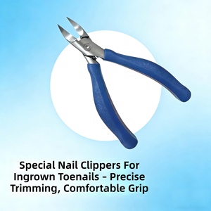 Stainless Steel Toenail <b>Clipper</b> Ergonomic Grip Wide Jaw Opening Curved Blade Manual <b>Nail</b> Trimmer <b>for</b> <b>Thick</b> <b>Nails</b> - Product Image 5