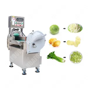 Mesin pemotong lidah buaya, mesin pemotong kubus sayuran buah Industri