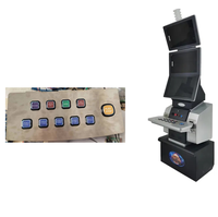 Vente en gros de machines de jeu, ensemble de panneaux de boutons de commande, style de luxe avec pièces métalliques et harnais, prix compétitif