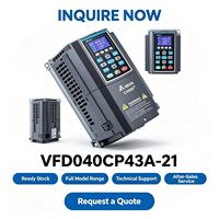 Variateur de fréquence Delta VFD040CP43A-21 4kW 5HP 10.5A 460V triphasé pour ventilateur et pompe avec PLC intégré BACnet 50 ° C