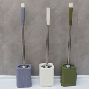 <span class=keywords><strong>Brosse</strong></span> de toilette à tige en acier inoxydable de vente chaude avec poignée sanitaire en PP Conception murale suspendue pour le nettoyage de la salle de bain - Product Image 1