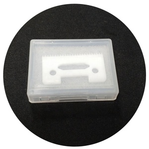 Lưỡi dao cắt tỉa chất lượng cao, thiết kế mới, hai răng kép, màu trắng, làm bằng gốm sứ, dành cho máy cắt tỉa Magic - Product Image 3