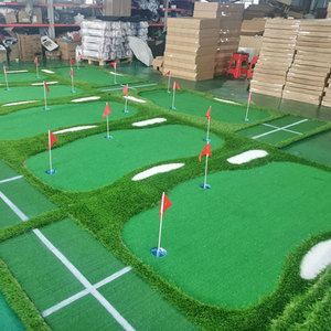 Nhanh Chóng Mẫu Nhân Tạo Cỏ Cỏ Đặt Màu Xanh Lá Cây Mat Sân Golf Lớn 75Cm X 300Cm Cao Cấp Trong Nhà Golf Đặt Mat - Product Image 5