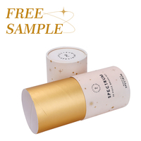 Tube d'emballage d'encens de luxe rond biodégradable avec logo personnalisé doublure en éponge mince avec gaufrage des bâtons d'encens ronds et cône