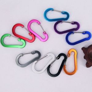 Custom Logo Mini Aluminum Carabiner Keychain Lightweight Spring <b>Snap</b> Hook <b>Clip</b> for Outdoor Event Giveaways - Product Image 4