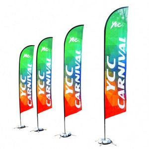 Polyester Outdoor Flying Advertising Flags <b>Beach</b> Feather Flag <b>Accessories</b> - Product Image 1