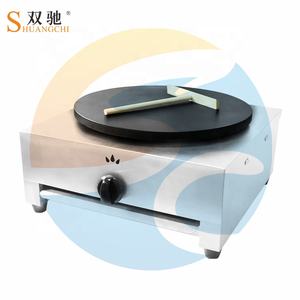 Commercial Stainless Steel Crepe <strong>Maker</strong> Machine New Condition LPG Gas Crepe <strong>Cake</strong> Crispy <strong>Maker</strong> - Product Image 1