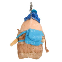 Porte-clés en peluche en forme de pomme de terre, design personnalisé, fabriqué en usine, pomme de terre en peluche, porte-clés en forme de pomme de terre, accessoires de sac en forme de pomme de terre
