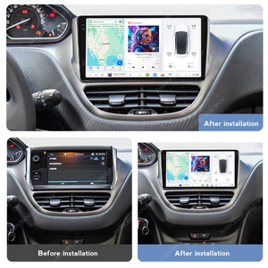 MEKEDE DUDU7 Car-<span class=keywords><strong>play</strong></span> GPS Navigation Lecteur Multimédia Android Car Audio Radio Auto pour Peugeot <span class=keywords><strong>2008</strong></span> 2013-2020 - Product Image 2
