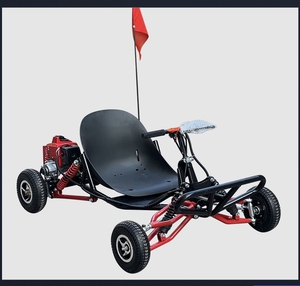Kart à essence tout-terrain YLD puissant à double châssis en acier, 4 roues, pour adultes et enfants, voiture de course de drift - Product Image 3