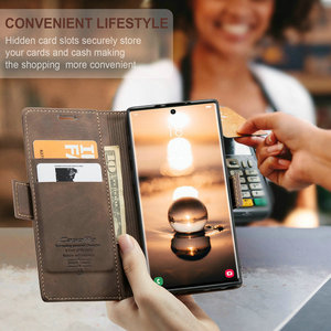CaseMe – coque de téléphone de luxe en cuir de qualité supérieure pour <span class=keywords><strong>Samsung</strong></span> S23 ultra Flip pour <span class=keywords><strong>Samsung</strong></span> Galaxy 5g S22 S23 ultra - Product Image 3