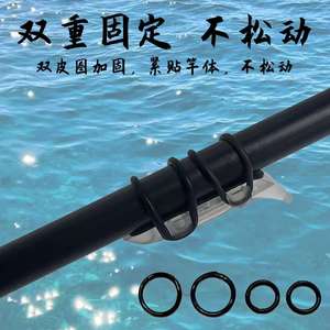 ชุดเครื่องมือตกปลาพลาสติกสำหรับติดเบ็ดตกปลาแบบล่อ สีขาวและสีดำ - Product Image 5