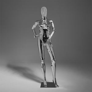 Maniquí Femenino Cromado de Tamaño Completo a Precio de Fábrica, Maniquí Ligero Irrompible para Visual Merchandising - Product Image 2