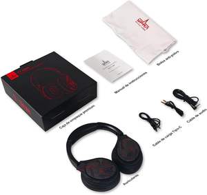 Audífonos Inalámbricos Tt H250 con Cancelación Activa de Ruido (ANC), Graves Profundos, Batería LED, Diseño Plegable y Larga Duración - Product Image 6