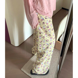 Nuevos Pantalones de Pijama de Pony de Dibujos Animados Coloridos y Lindos, Pantalones Largos Sueltos de Verano con Diseño de Conejo y Gatito para Fiesta, Pijamas para Mujer, Ropa de Fiesta para Proveedores - Product Image 3