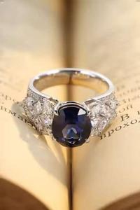 Luxury 925 Sterling Silver Moissanite <b>Diamond</b> <b>Ring</b> Brilliant Cut Fine Jewelry for Wedding and Engagement - Product Image 2