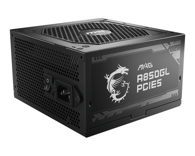 Computer Power Supply  M-A-G A850GL PCIE5 with 850W 80 PLUS Gold Full Modular