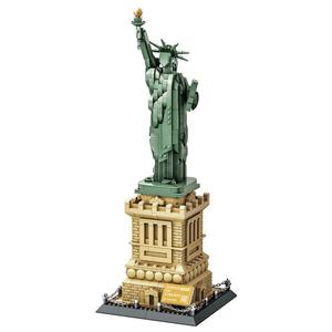Meilleures ventes OEM Blocs de construction en plastique Statue de la Liberté Modèle assemblé à petites particules Jouet pour adultes et enfants Vente en gros - Product Image 5