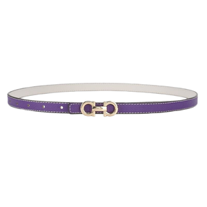 Ceinture décorative polyvalente de luxe pour femmes, style coréen décontracté, en cuir de vache, motif géométrique en alliage, respirante, 2,5 cm - Product Image 1