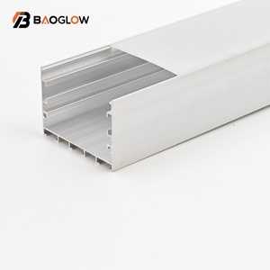 Nouveau produit : Profilé en aluminium anodisé 50*35 mm de large pour bande LED, profilé haut de gamme avec canal pour cornet LED, vis personnalisable - Product Image 2
