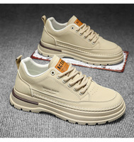 Chaussures plates-formes pour hommes, mode décontractée, désert, tendance, polyvalente, antidérapante, nouvelle chaussure de randonnée confortable, botte de travail, Bota Masculina