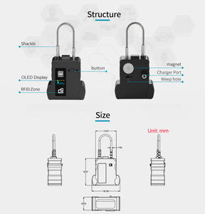 Serrure électronique GPS intelligente pour les opérations de location d'actifs - Product Image 3