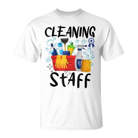 Cleaning Staff T-Shirt For Housekeeping Crew Proud Housekeeper