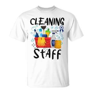 Camiseta para el personal de limpieza, para el equipo de limpieza, orgulloso equipo de limpieza - Product Image 1