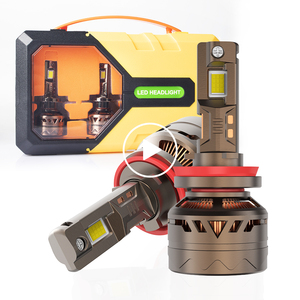 Xenplus Factory - Faro Delantero LED para Automóvil F200, Alta Potencia 400w 60000lm H1 H7 H11 880 D1S, Bombilla LED H4 para Automóvil - Product Image 1
