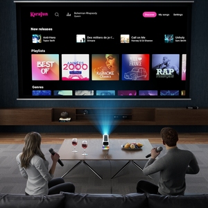 K6内蔵スピーカープロジェクター1080PプロジェクターAndroidプロジェクター4kオートフォーカス屋外KTVプロジェクター - Product Image 3