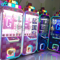   Distributeur automatique de consoles de jeux vidéo empilables pour centre commercial, machine de jeu à monnayeur à faible investissement et rentabilité élevée, à vendre