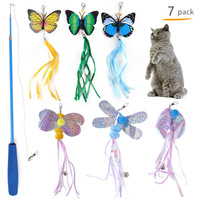 Juego de Juguetes para Gatos, Peluches Realistas de Dibujos Animados, Kit Combinado Interactivo Surtido para Entretenimiento Felino, Artículos para Mascotas