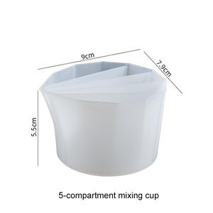 ถ้วยผสมเรซิ่นซิลิโคนสำหรับงานเรซิ่นยูวี ถ้วยผสมสีเรซิ่น ถ้วยตวงสำหรับงานเรซิ่น DIY อุปกรณ์งานเรซิ่น - Product Image 6