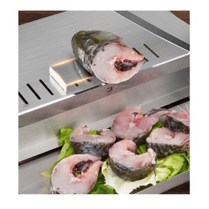 Machine à trancher le bœuf et l'agneau pour la maison, petite trancheuse à viande multifonctionnelle en acier inoxydable, coupe-herbes, lame de hachoir - Product Image 2