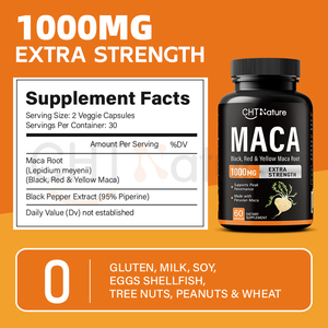 Erkekler için CHTNature özel etiket <span class=keywords><strong>Maca</strong></span> kök kapsül güç <span class=keywords><strong>500mg</strong></span> 1000mg siyah <span class=keywords><strong>Maca</strong></span> kapsül - Product Image 3