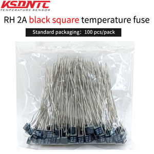 100pcs שחור מרובע מאוורר מנוע הוביל טמפרטורה rh טמפרטורה 2a 3a 5a 10a <span class=keywords><strong>250v</strong></span> 75 85 92 95 102 105 110 115 120 140 130 145 150 תרמית c - Product Image 4