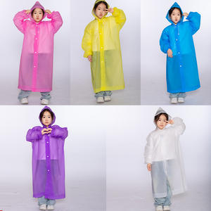 Imperméable pour enfants et bébés, long et épais, idéal pour les voyages et les activités de plein air, anti-orage, intégral, en EVA, pour l'école primaire - Product Image 3